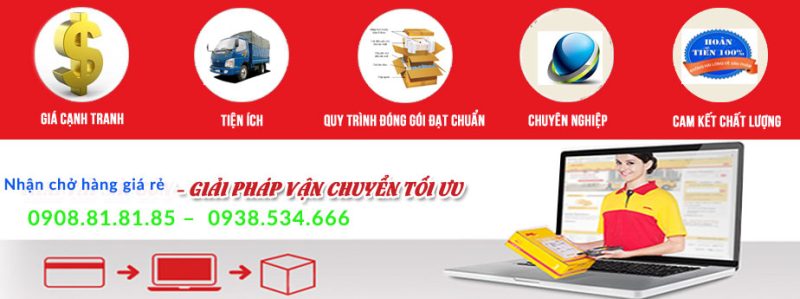 Nhận chở hàng tại Nam Định